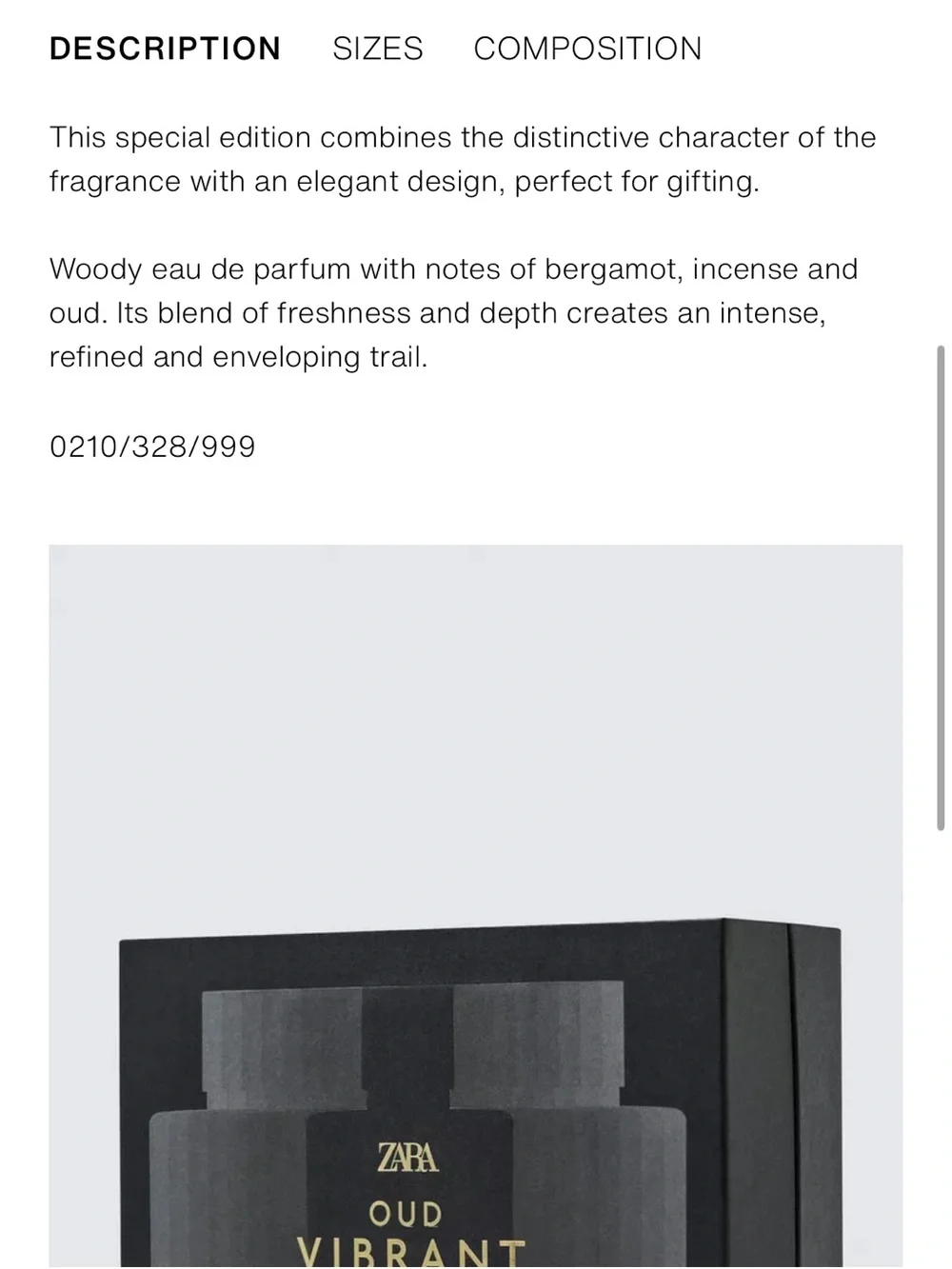Zara new package